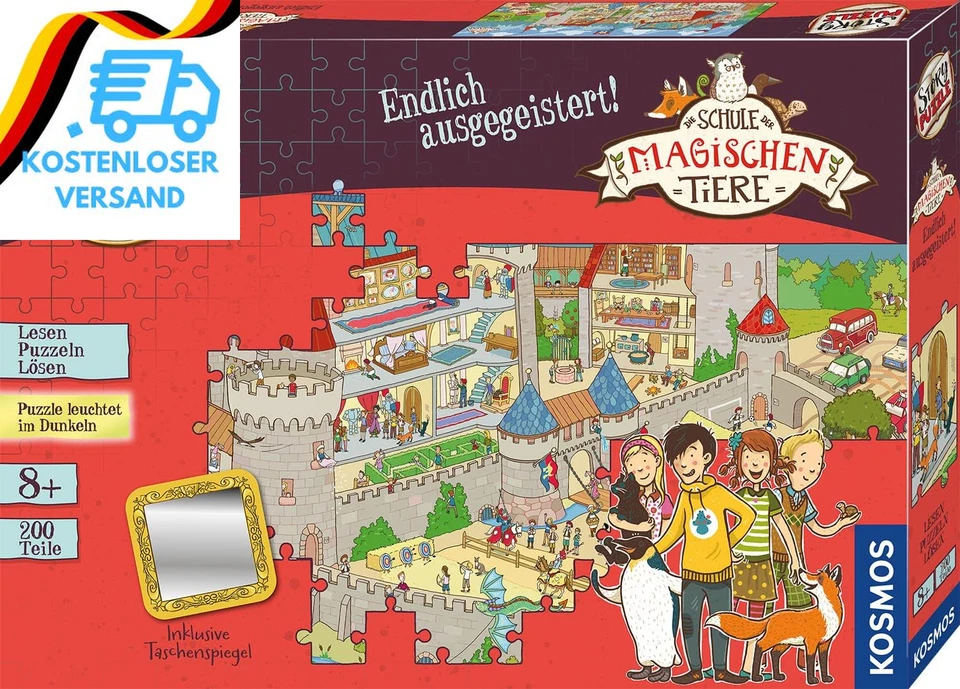 BESUCHE DEN KOSMOS-STORE KOSMOS 698737 Story Puzzle Die Schule Der Magischen Tiere Endlich Ausgegeistert!