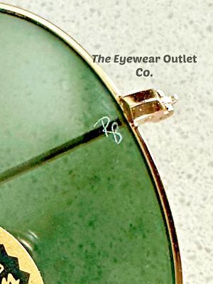 Store Display Rayban Classic Green G15 Lens Aviator RB3025 58 /62