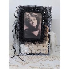 Old World Victorian Handmade Junk Journal Ephemera Interactive Keepsake Dangle