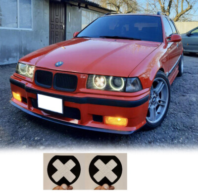 BMW E36 Fahrlicht Dekorkreuze für Scheinwerfer FÜR BOSCH ZKW Scheinwerfer
