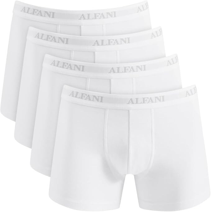 Мужское нижнее белье Alfani из 4 упаковок ярко-белое XXL 3890₽