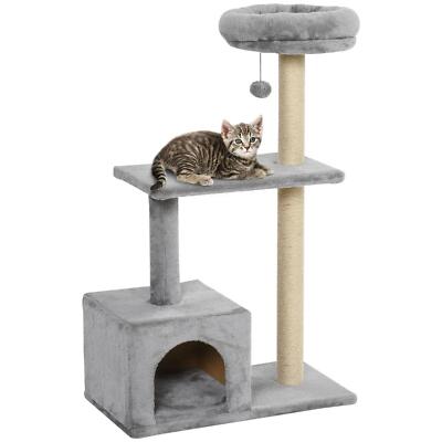 Pawhut Cat Tree for Indoor Cats Kitten Tower W/ Scratching Posts