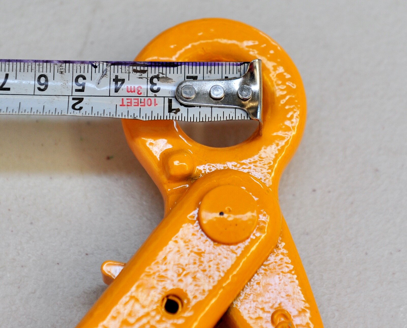 2X 7/8mm WLL 2T Grade 80 Self Locking Safety hook Eye Type rigging