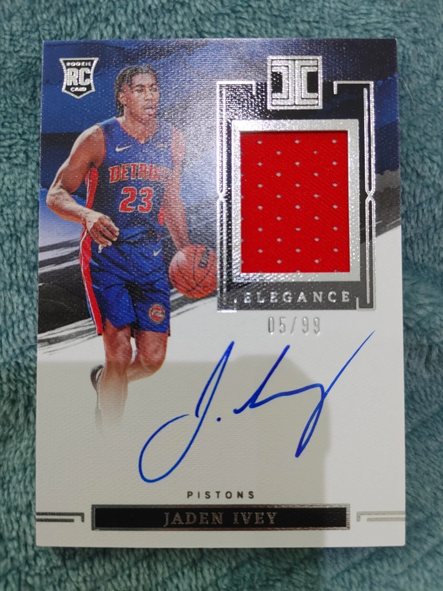 JADEN IVEY 2022-23 Impeccable RPA Rookie RC AUTO Jersey SP /99 