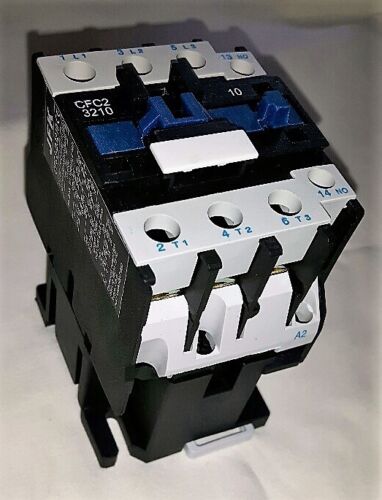 Contactor de CA 32 amperios 15kw 3 polos 240 voltios bobina con 1 N/O auxiliar ¡Nuevo!¡!  - Imagen 1 de 1