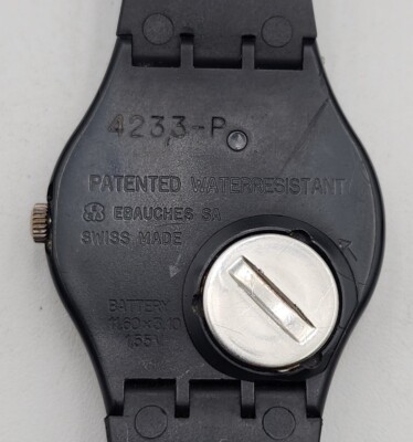 Swatch High Tech GB002 1984 - All Original- New Battery  display picture 2