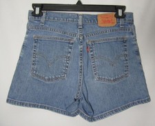 Vtg Levis Low Stretch Denim Shorts Size 9 JR