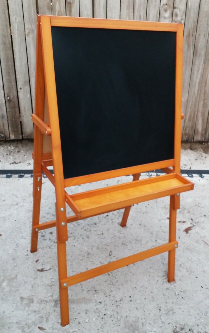 Hobby Lobby Standing Art Easel DryErase Board Chalkboard Whiteboard