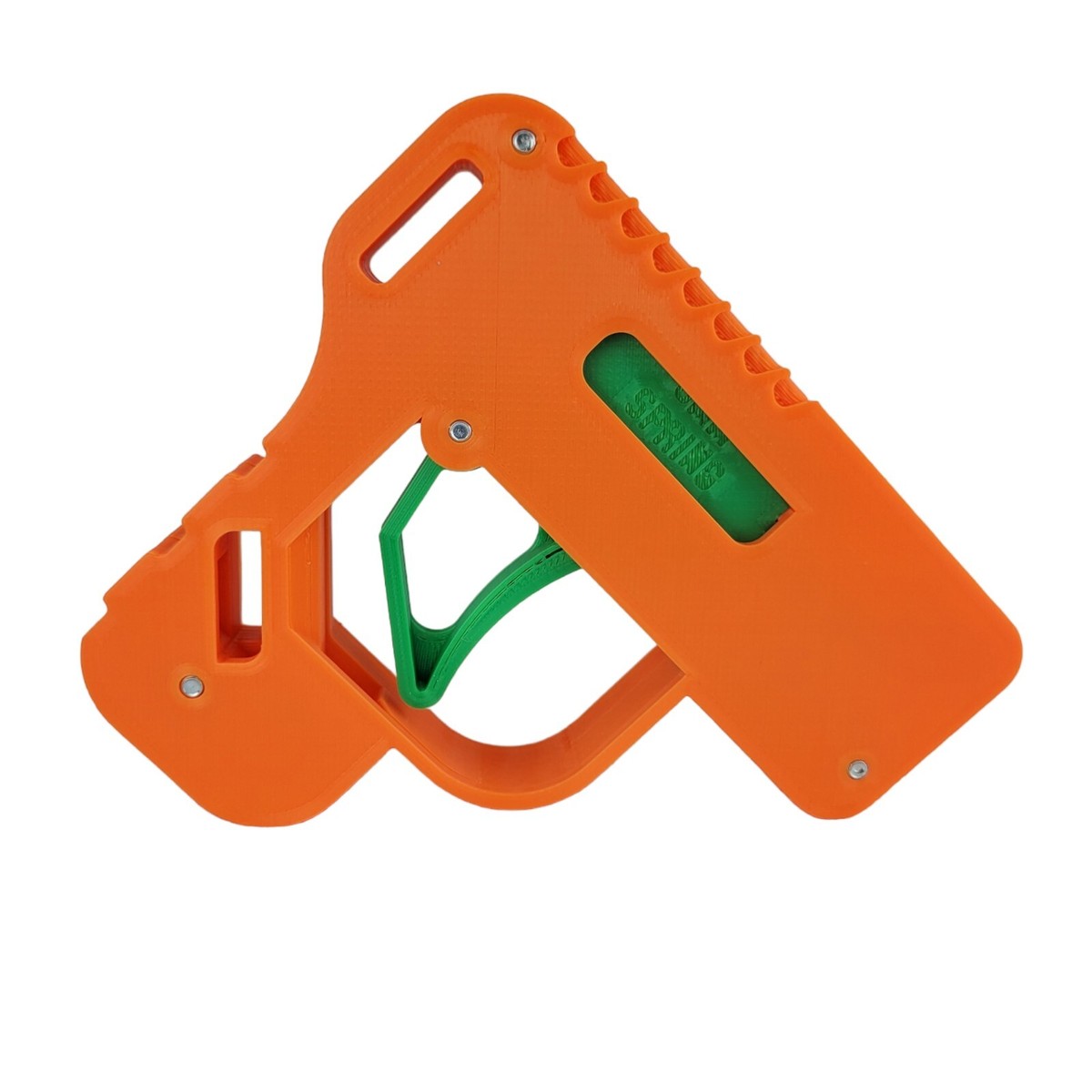 3D Printed Tic Tac Gun Toy | TTG2 | Orange/Green | Tic Tac's