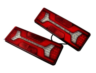 2 x LED 24V Rückleuchten Dynamik Blinker LKW Kipper Anhänger Wohnmobile E-Mark