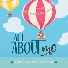 First Year Baby Memory Book  Journal. Photo album scrapbook gift. Adventure