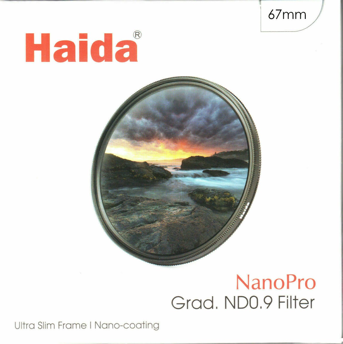 Haida NanoPro MC Soft Graduated ND 8x Filter Stop GND8, 67
