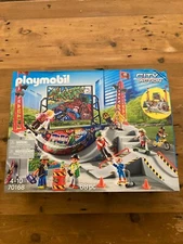 PLAYMOBIL City Action Track Skate 70168 Skate Park. New But Dinged Box