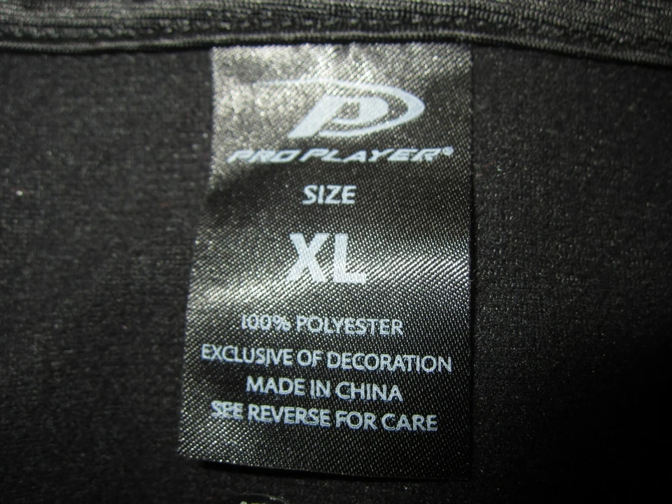 Pro Player Mens Black XL Windbreaker Jacket Coat Full Zip - Image 2 of 2