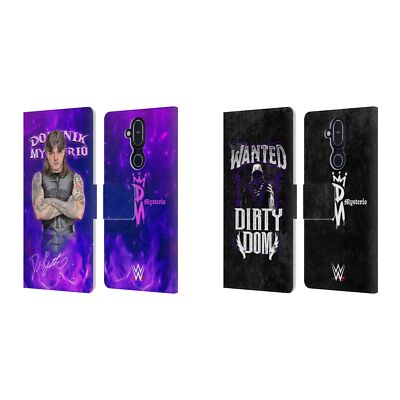OFFICIAL WWE DOMINIK MYSTERIO LEATHER BOOK WALLET CASE COVER FOR NOKIA PHONES