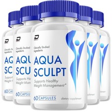 (5 Pack) Aqua Sculpt Keto Capsules - AquaSculpt Keto Pills All-Natural, 800MG