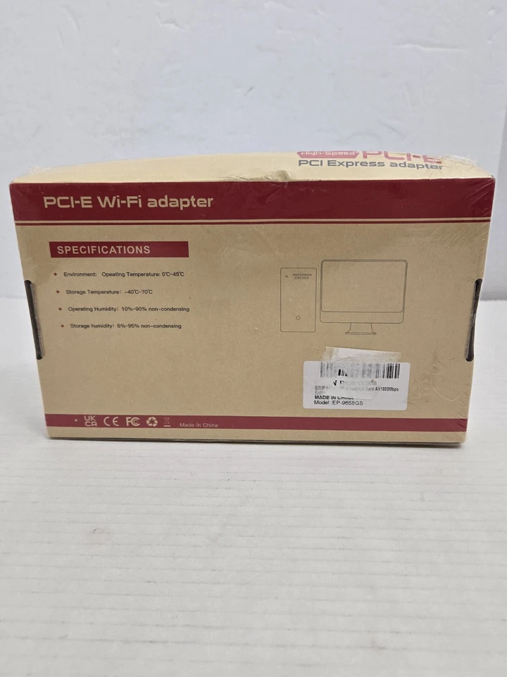 EDUP PCI-e WiFi & Network Adapter Card AX1800 1800mbps EP-9655GS - Image 3 of 4