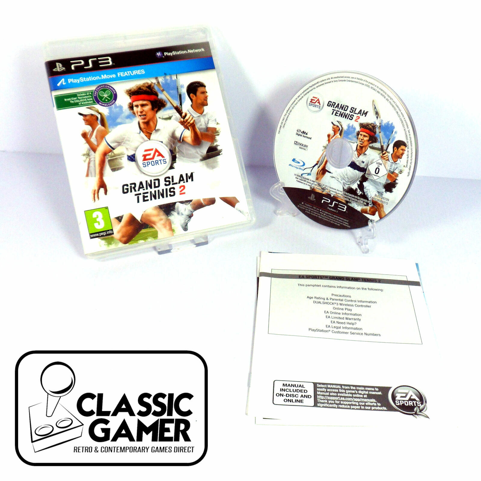Grand Slam Tennis 2 (PS3) *Near Mint*
