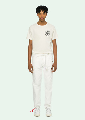 Off-White Back Dart Jeans in weiß - Größe 34 - neu mit Etikett, UVP 675£