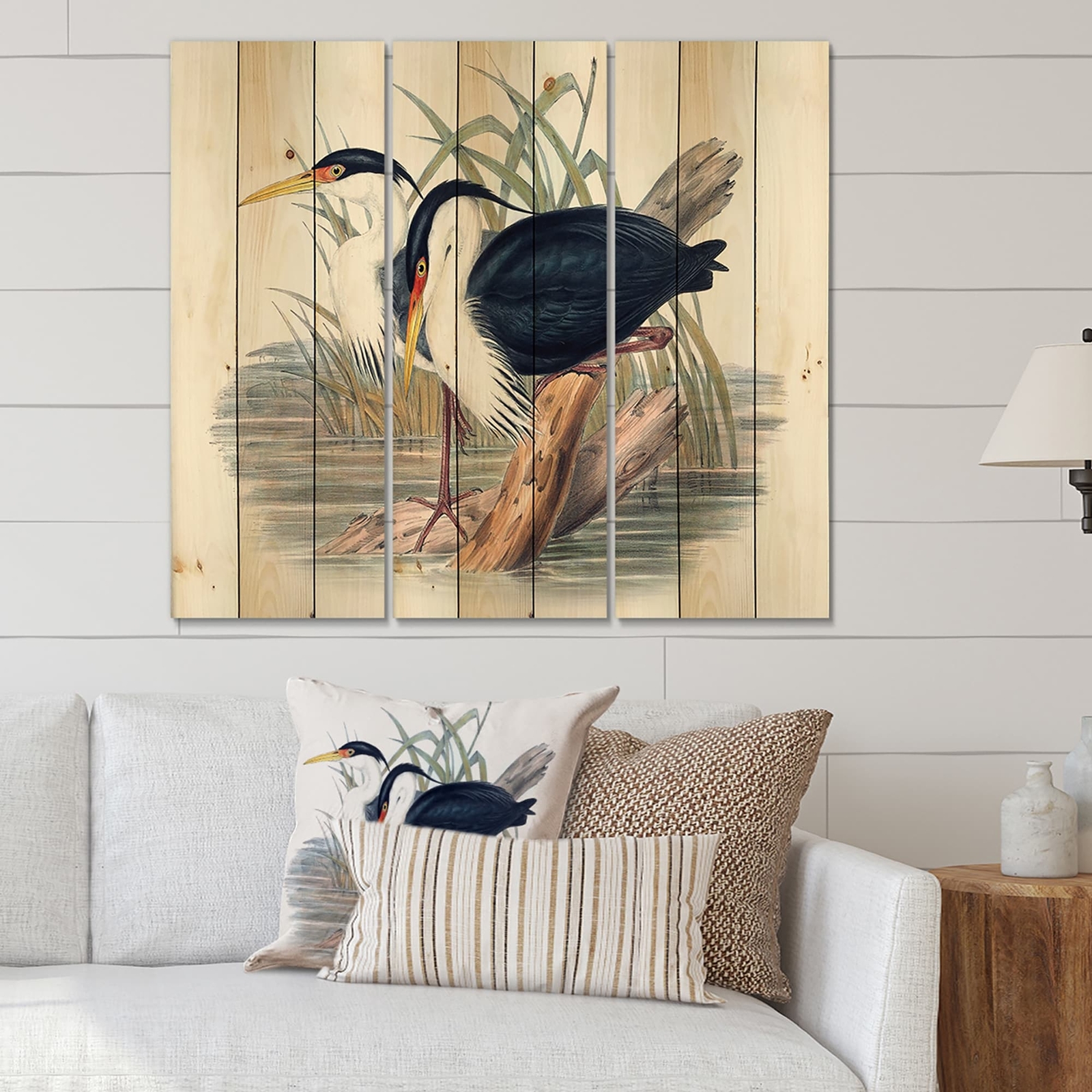 Designart 'Vintage Bird Life II' Traditional Print on