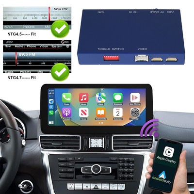 Apple Carplay Android Auto NTG4.5 4.7 For Benz C E CLA GLA GLK CLS ML GL GLK SLK