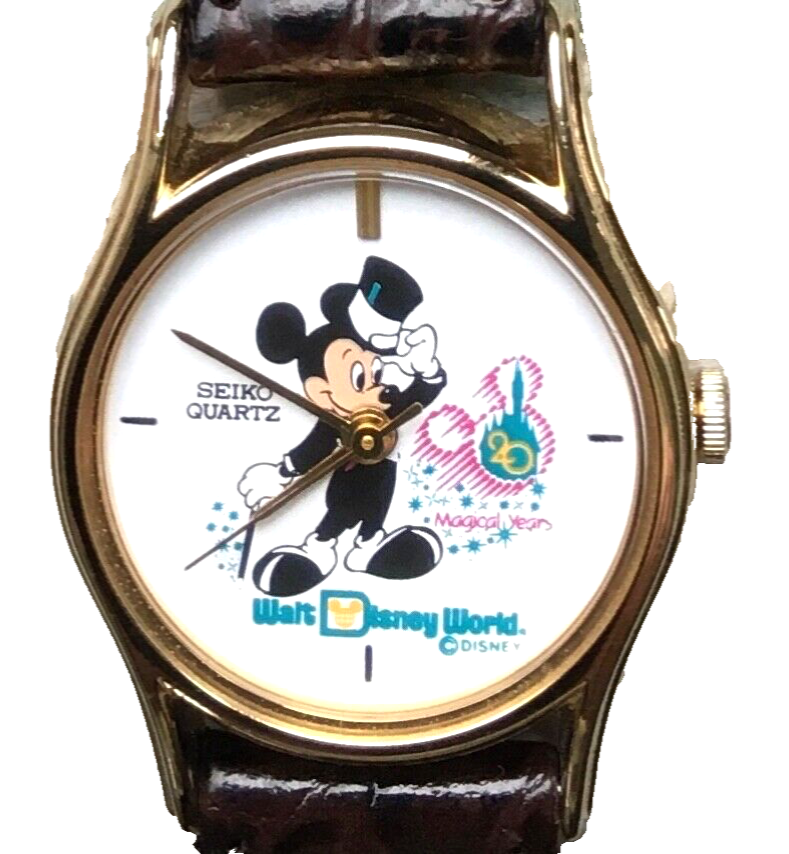 Disney 20th Anniversary Seiko Ladies Mickey Mouse Watch! New! | eBay