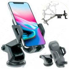 360° Suction Cup Mount Car Cell Phone Holder Stand Windshield Dash Dashboard