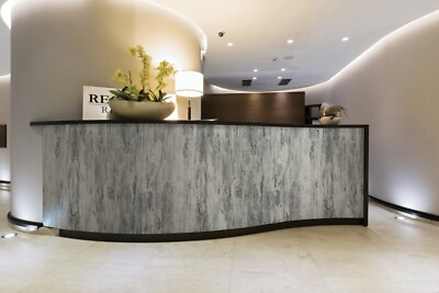 Premium Middle Grey Atelier Self Adhesive Wallpaper Interior Film