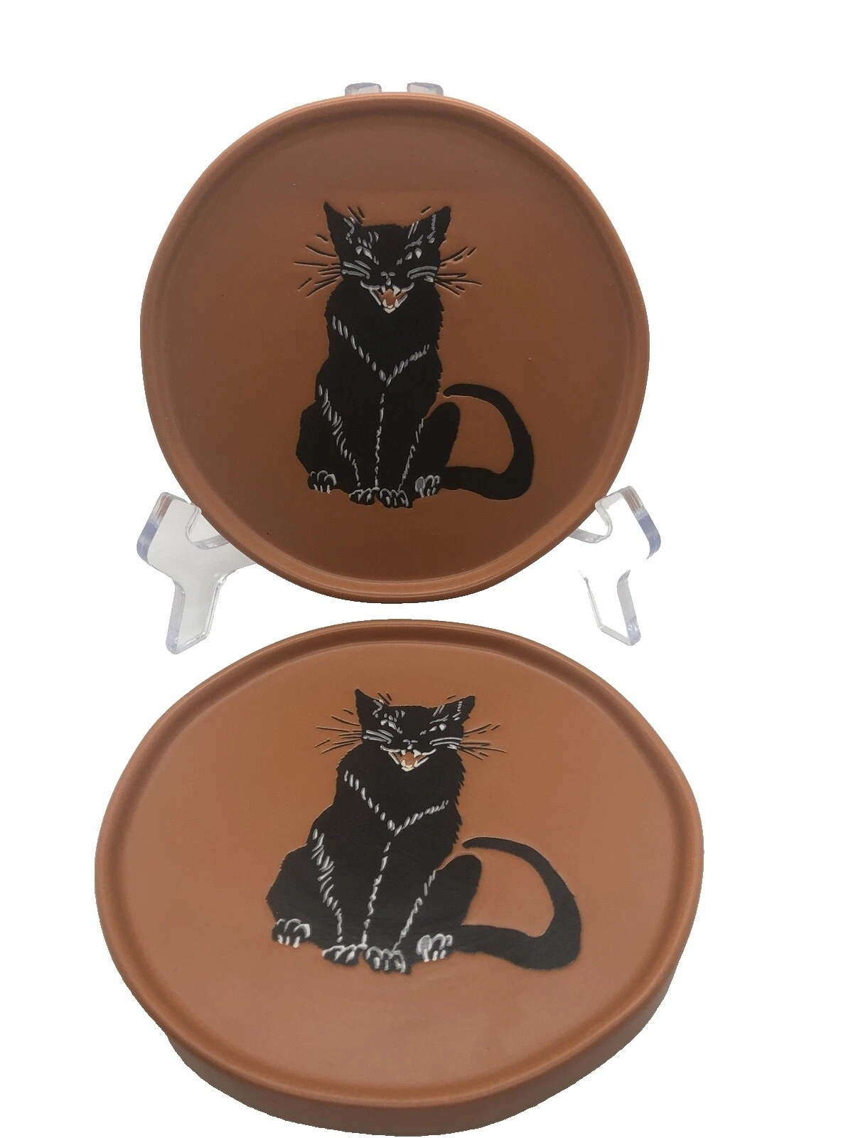 Platos de vajilla de Halloween de gres