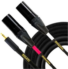 Mogami GOLD-3.5-2-XLRM-20 20' Stereo Y Cable