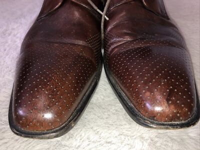Dress Shoes Kenneth Cole Mens Mister Fashion Laser Brown Leather Oxford Size 10 Kenneth Cole | Shoes | Dress Shoes Kenneth Cole Mens Mister  main image 2