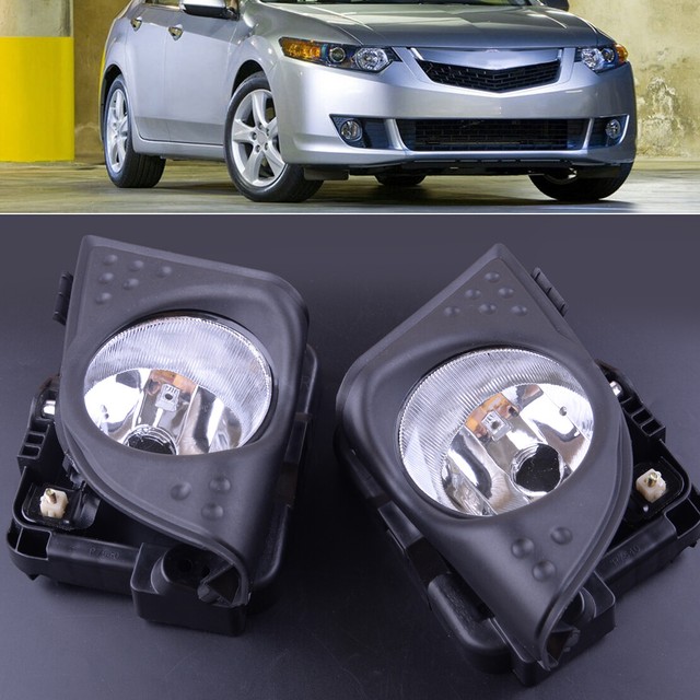 L+R Glass Fog Driving Light Lamp Cover Fit For Acura TSX 20092010 New eBay