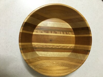 Sovereign Woodworkers Ltd. ,NZ, Wood Bowl, Combo of 5 Different Woods Used