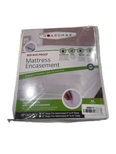 Guardmax Bed Bug Proof Mattress Encasement 33” X 75” Zippered Style 10” Deep-Fit
