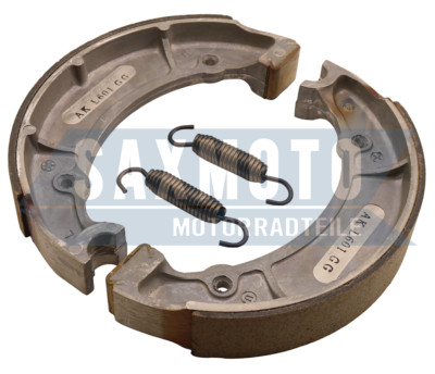 Bremsbacken mit Feder hinten YAMAHA YDS7 DS7 YR5 R5 1970-73 Rear Brake Shoes