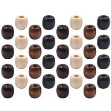 200pcs Wood Spacer Beads Wooden Beads Ornament Home Decor Loose Beads