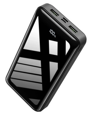 LOOPEAK Power Bank 50000mAh 22.5W Fast Charging Portable 50000mAh, Black 