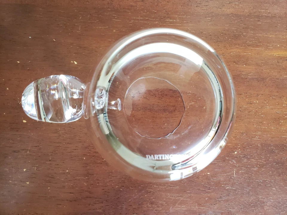 Taza Dartington Falstaff Tankard Pint Hecha a Mano Cristal de Plomo - Hecha en Reino Unido Foto 4 de 4