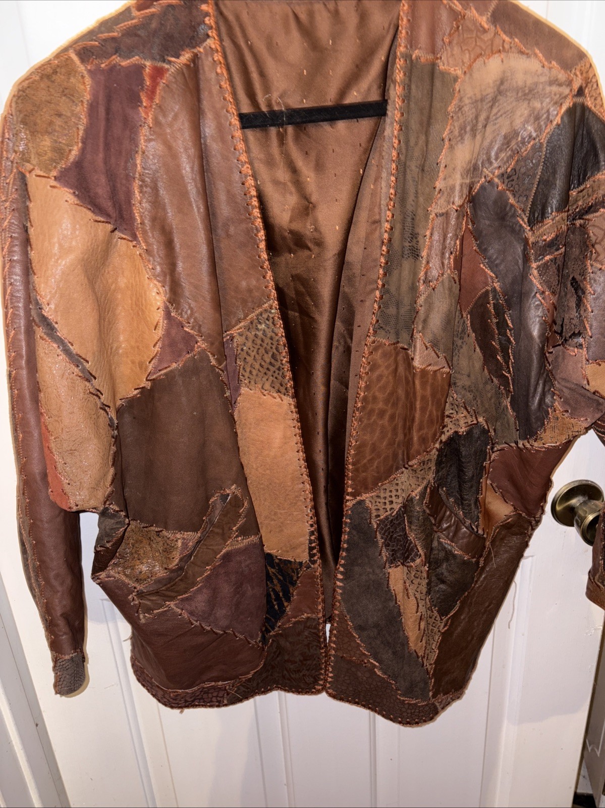 Vintage Cyrous Patchwork Boho Western Hippie US 1… - image 15