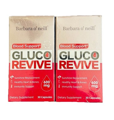 (2) Gluco Revive Blood Support GlucoRevive Advanced Glycogen Support 60 Total