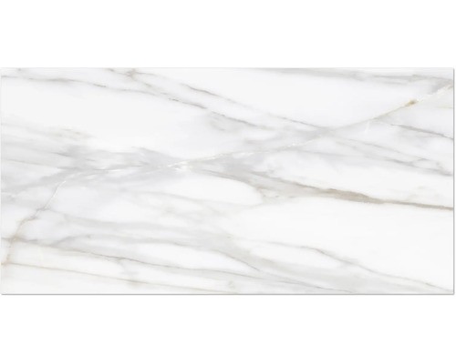 Mirava Feinsteinzeug Wand- Und Bodenfliese Lucca Bianco Gold Matt 60 X 120 X 0,9-image