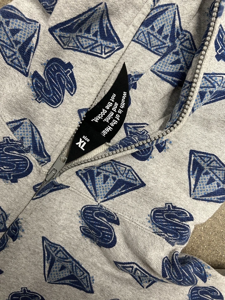 Bbc мороженое бриллиант доллар S04 серый толстовка с капюшоном пуловер #Pharrell XL BBCICECREAM - Изображение 2 из 4