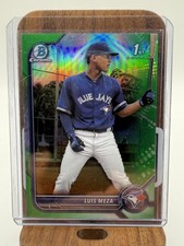 2022 Bowman Chrome #BCP-209 Luis Meza Prospects Green Refractor #/99