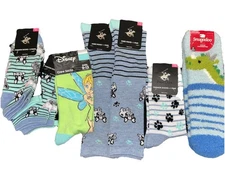 9 Pairs Of Fun Socks Various Sizes! Polo Club & More! Fast Shipping!