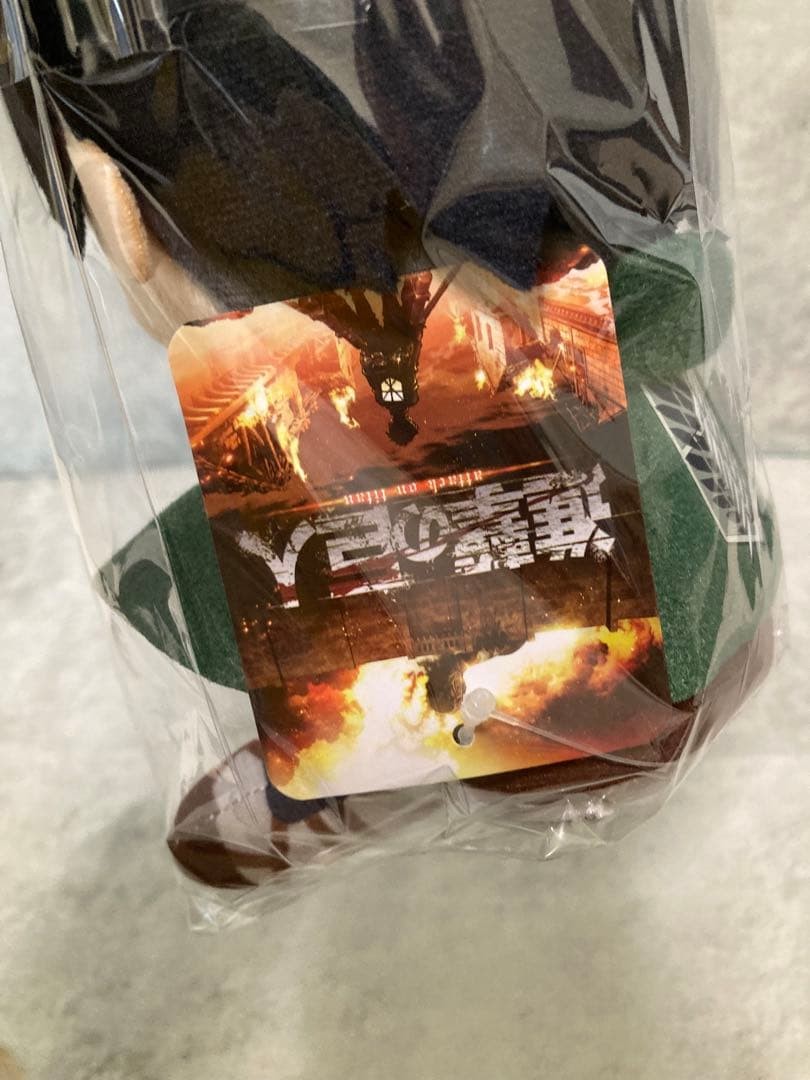 Attack On Titan Levi Sitting Plush Toy - Survey Corps Wings of Freedom Used thumbnail 3