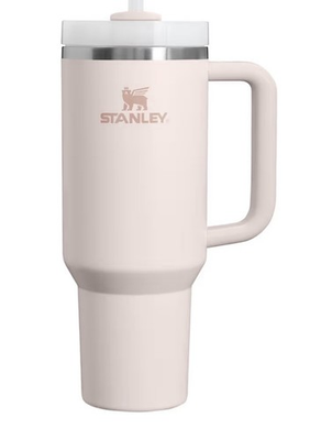 #ad Stanley 40oz Stainless Steel H2.0 Flowstate Quencher Tumbler Rose quartz $23.99