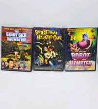 ROBOT MONSTER  GIANT GILA MONSTER BEAST FROM HAUNTED CAVE DVD Sci-Fi R1 Lot A92