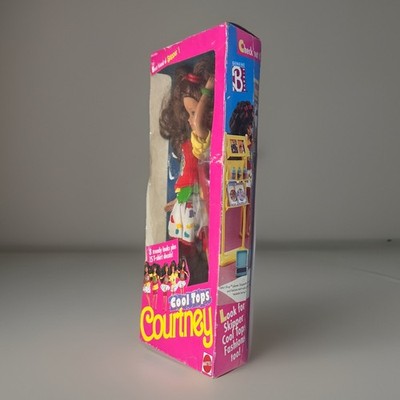 激レア⭐︎1980年代 Nice'n Soft Advertising Doll Vintage Cool Tops Courtney Skipper Friend-Non-mint Box-1989 Mattel