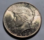 1922-P PEACE Liberty $1 Dollar Silver Coin ~ Golden Toned Brilliant Uncirculated