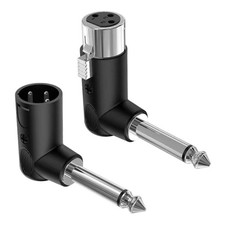 3 Pin Female Male to 1/4" 6.35mm Adapter for Studio Live Performances